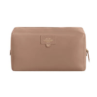 ATP Atelier Pomaia Hazelnut Leather Beauty Bag