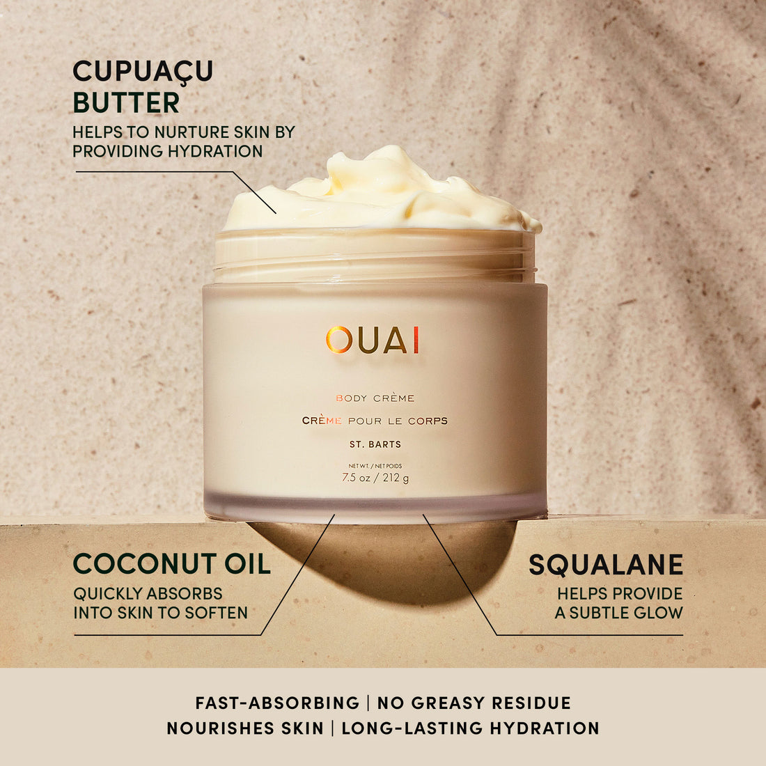 OUAI Body Creme St. Barts 220 ml