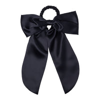 Slip Pure Silk Hair Bow - Black