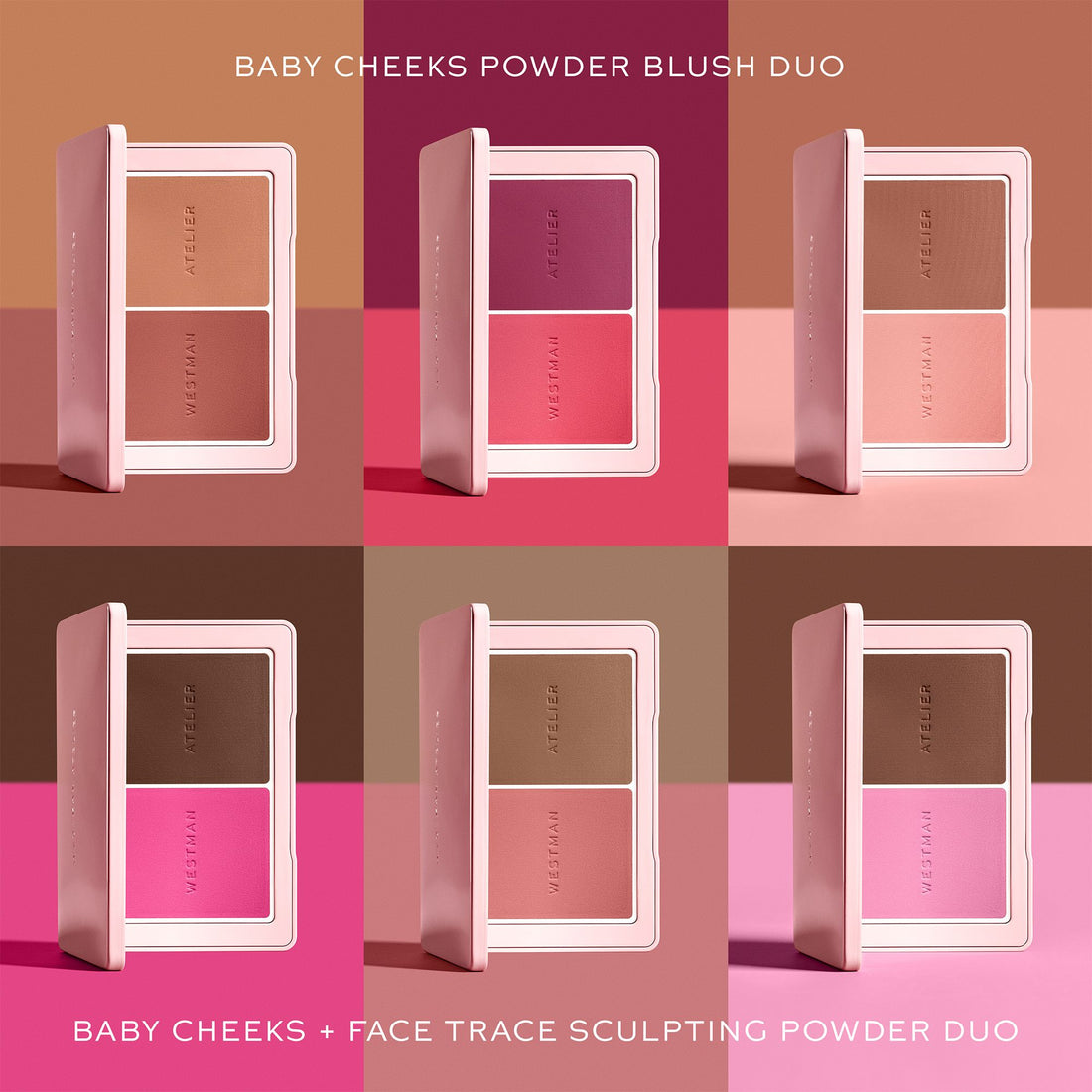Westman Atelier Baby Cheeks + Face Trace Sculpting Powder Duo