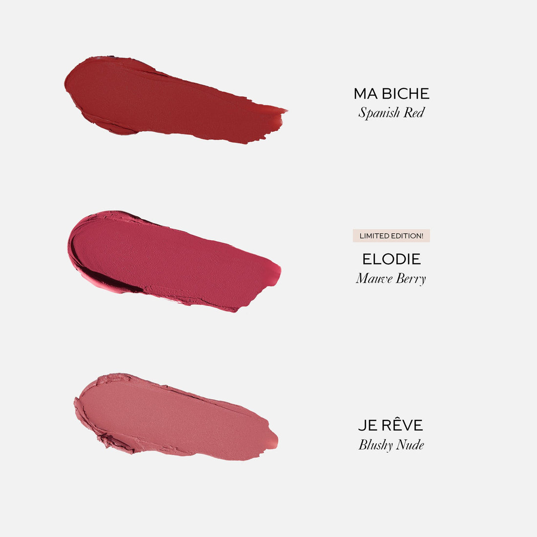 Westman Atelier Petite Lip Suede Matte Lipstick Trio