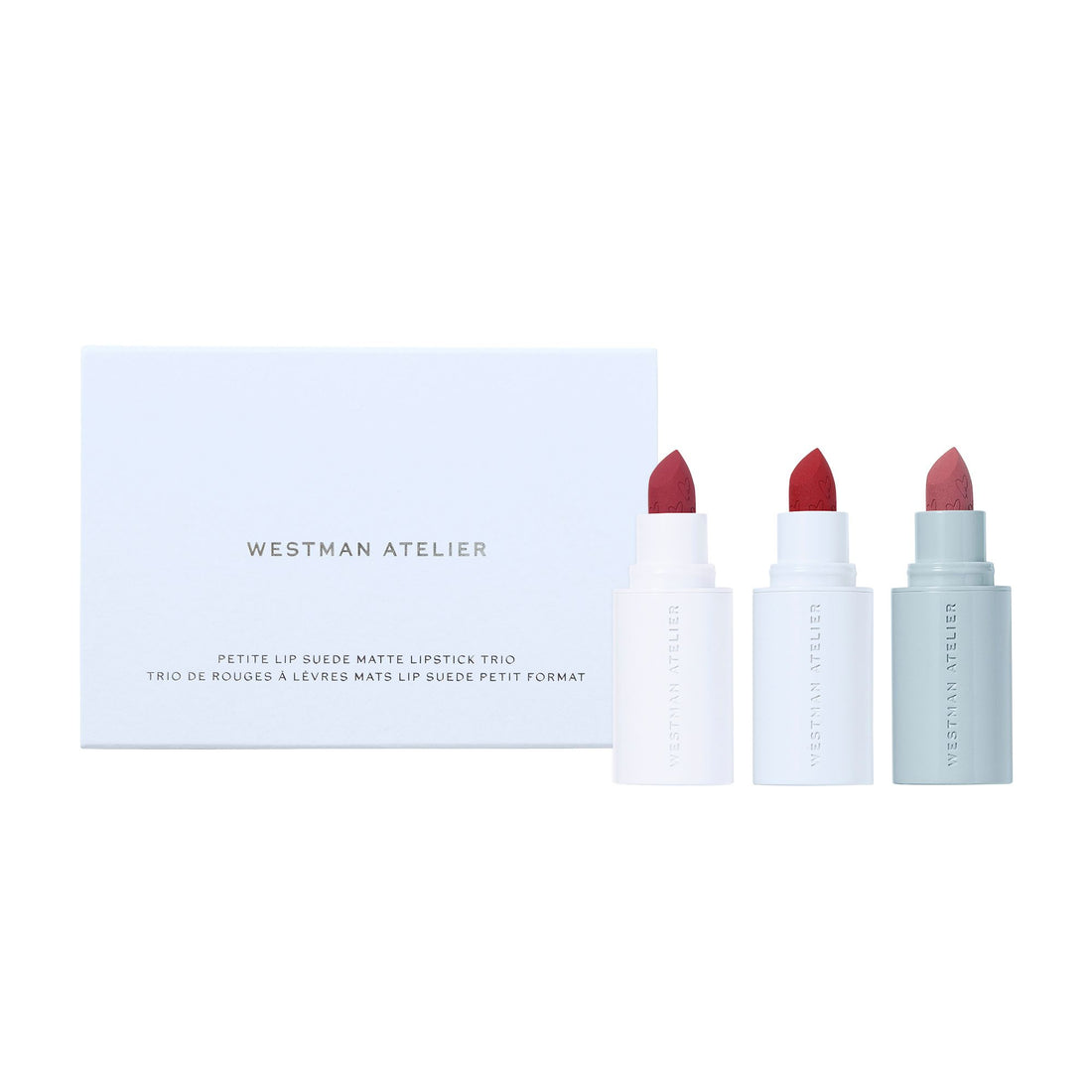 Westman Atelier Petite Lip Suede Matte Lipstick Trio