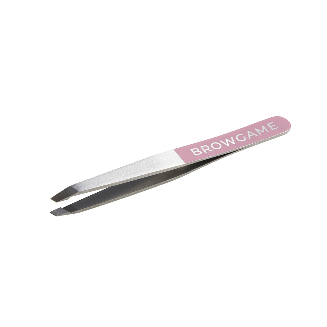 Browgame Original Slanted Tweezer - Pink - Koch Parfymeri