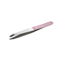 Browgame Original Slanted Tweezer - Pink - Koch Parfymeri