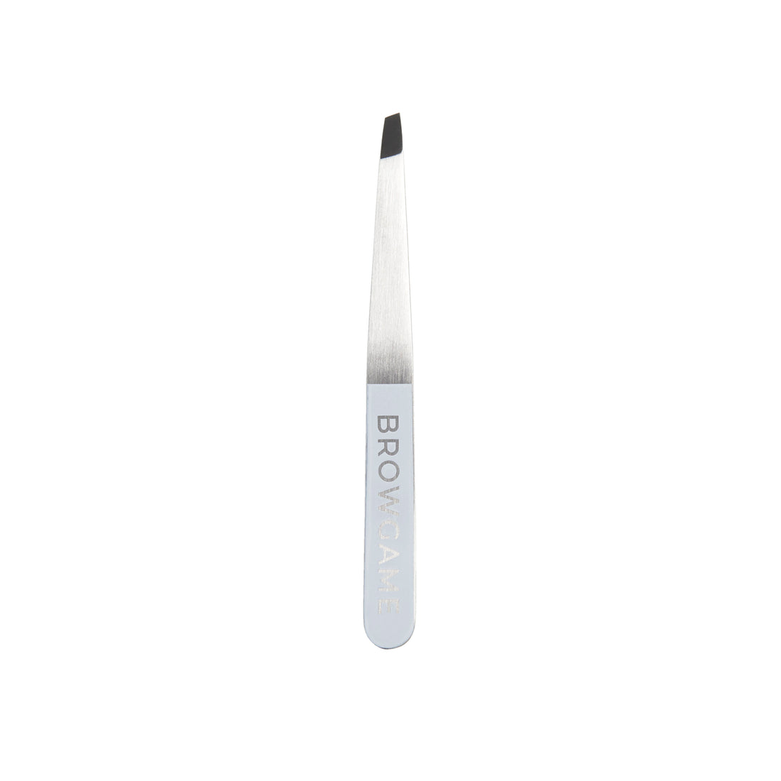 Browgame Original Slanted Tweezer - White - Koch Parfymeri
