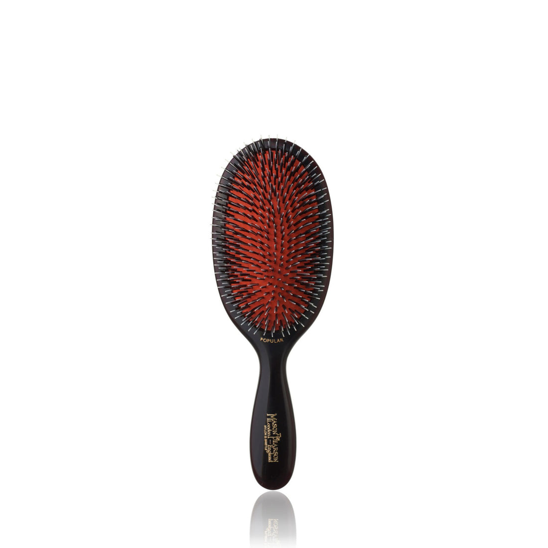 Mason Pearson BN1 Popular Hairbrush (nylon og villsvinbust) (Dark Ruby) - Koch Parfymeri