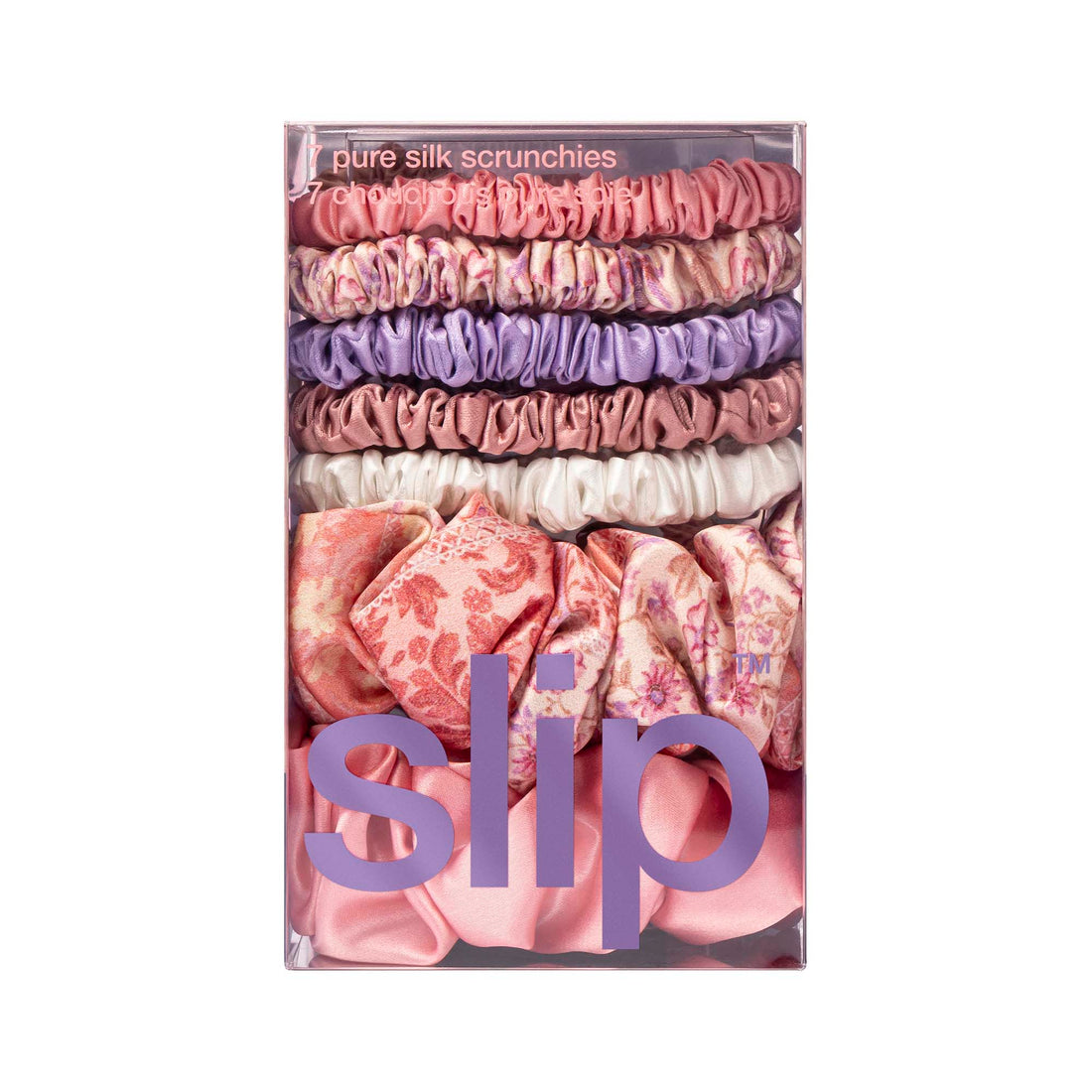 Slip Pure Silk Assorted Scrunchie Set Boteh