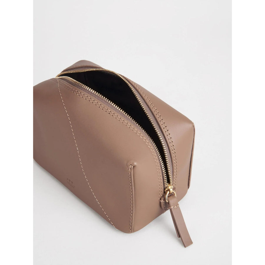 ATP Atelier Capanne Hazelnut Leather Beauty Bag