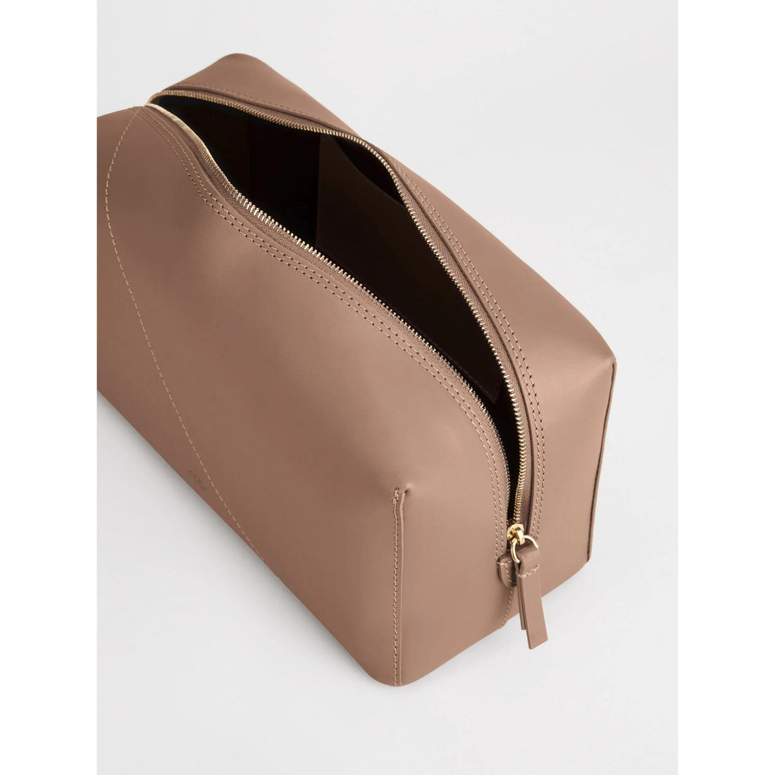 ATP Atelier Pomaia Hazelnut Leather Beauty Bag