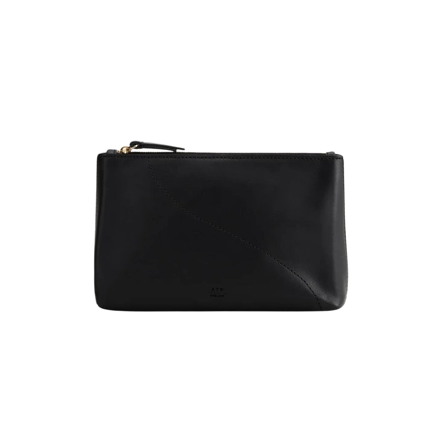 ATP Atelier Solaio Black Leather Beauty Bag