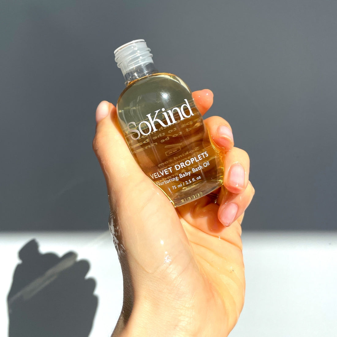 SoKind Velvet Droplets Nurturing Baby Bath Oil 75 ml