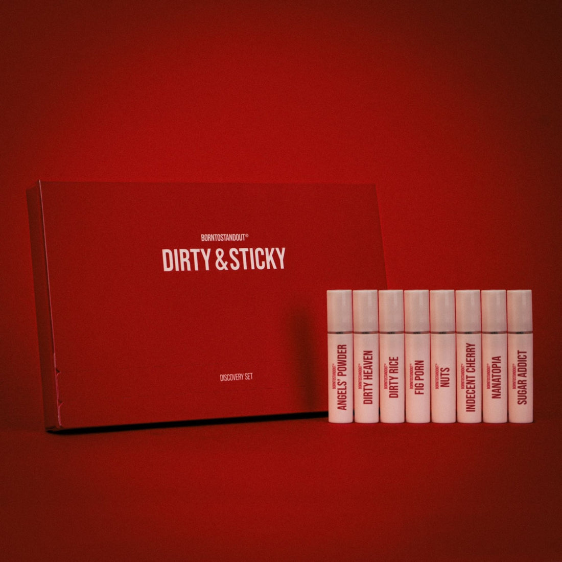 BORNTOSTANDOUT Dirty & Sticky Discovery Kit (8 x 2 ml)