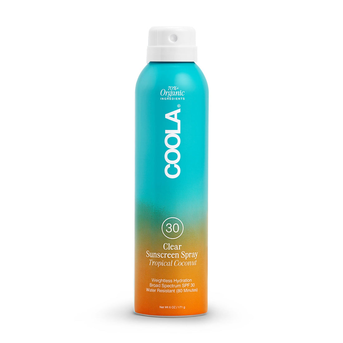 Coola Clear Sunscreen Spray SPF30 Tropical Coconut 177 ml