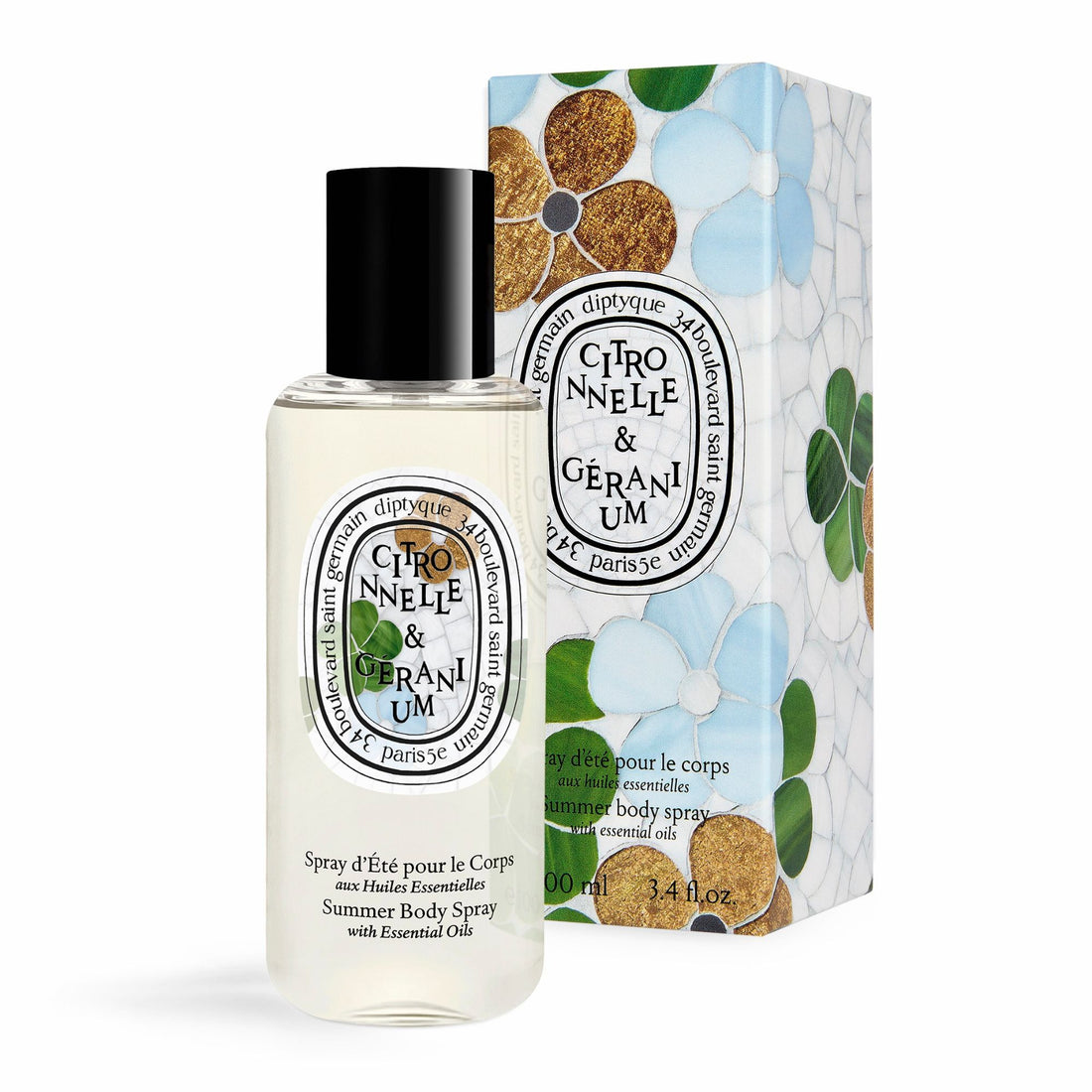 Diptyque Citronnelle & Geranium Summer Body Spray 100 ml