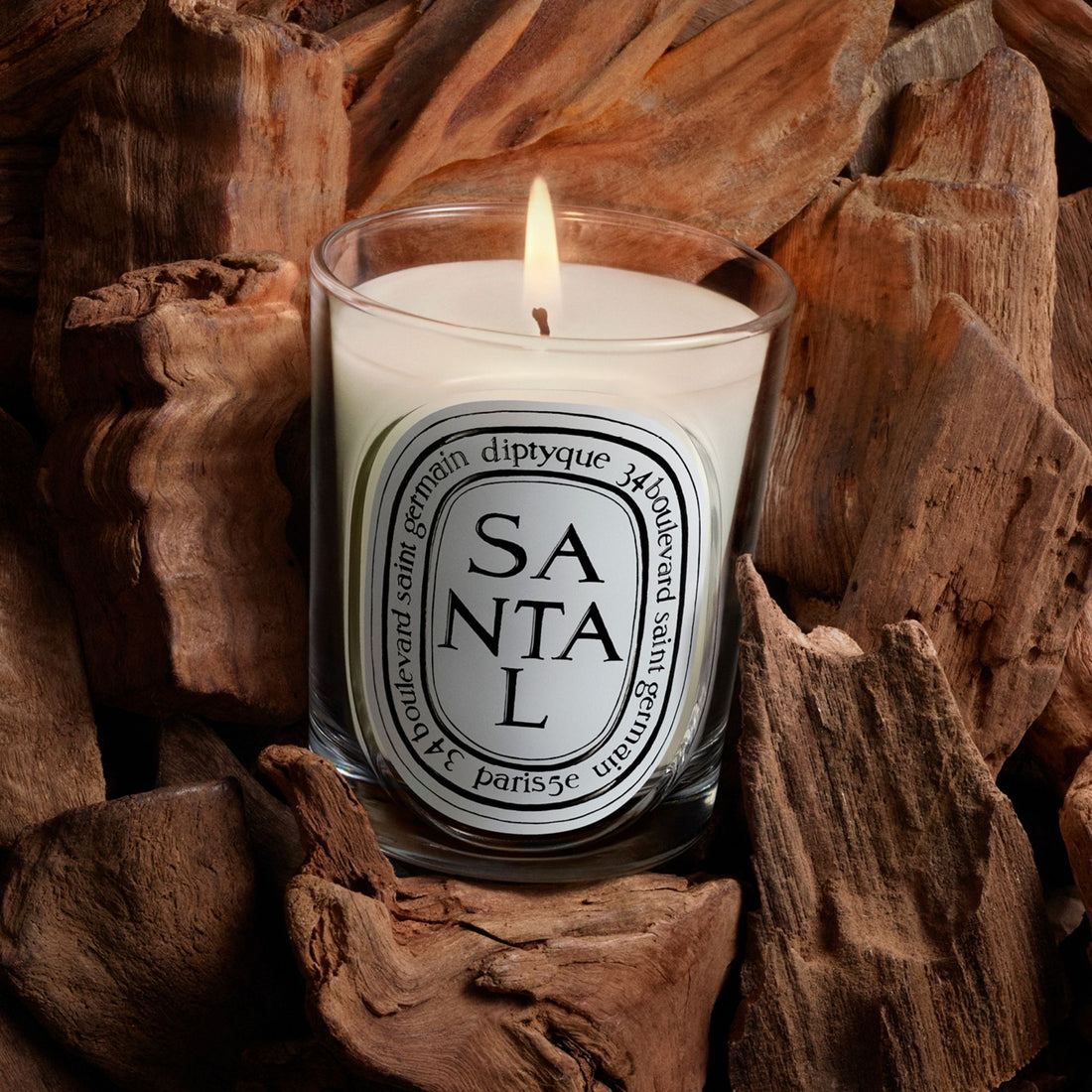 Diptyque Santal Classic Candle 190 g - Koch Parfymeri