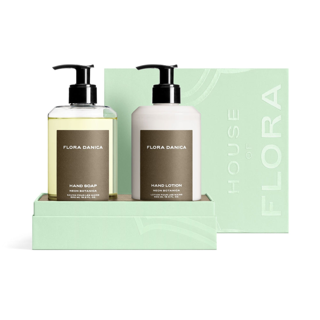 Flora Danica Neon Botanica Hand Soap & Lotion gavesett