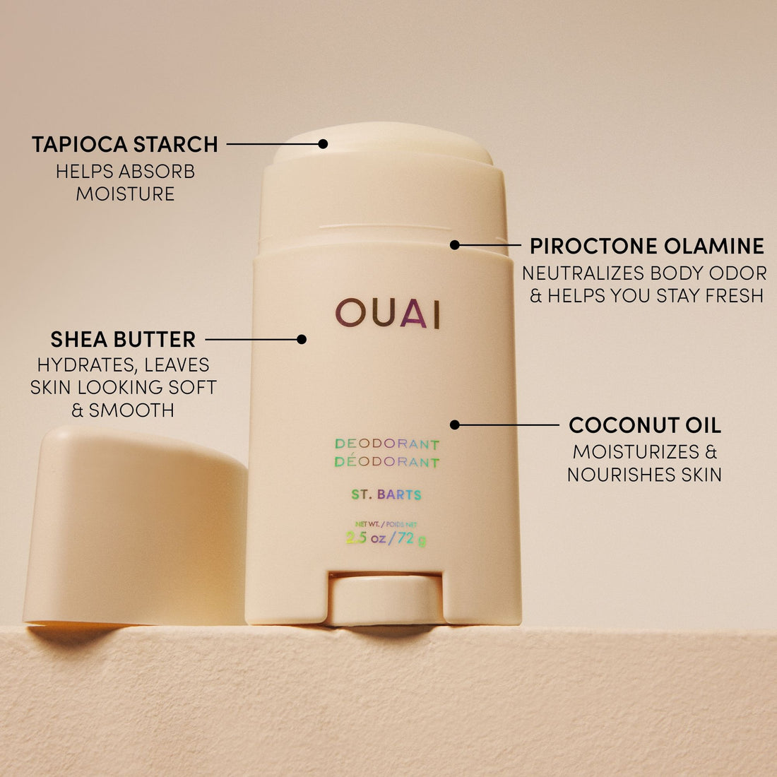 OUAI Deodorant St. Barts 72 g