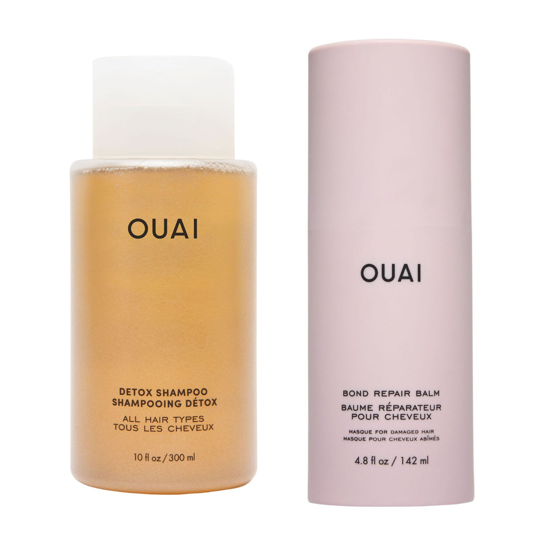 OUAI Detox Shampoo + Bond Repair Balm (pakkepris)