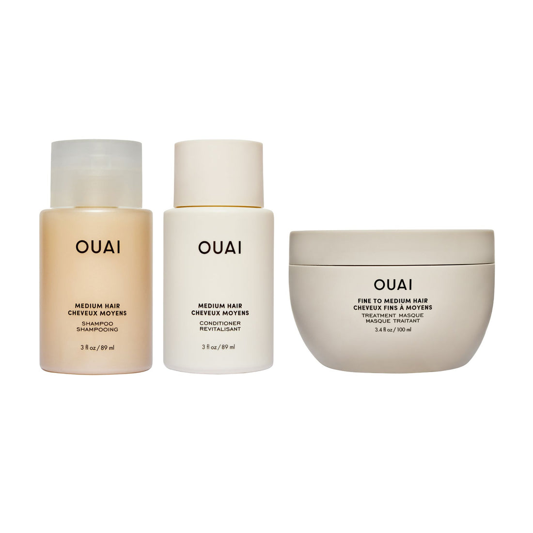 OUAI Medium Hair Travel Kit