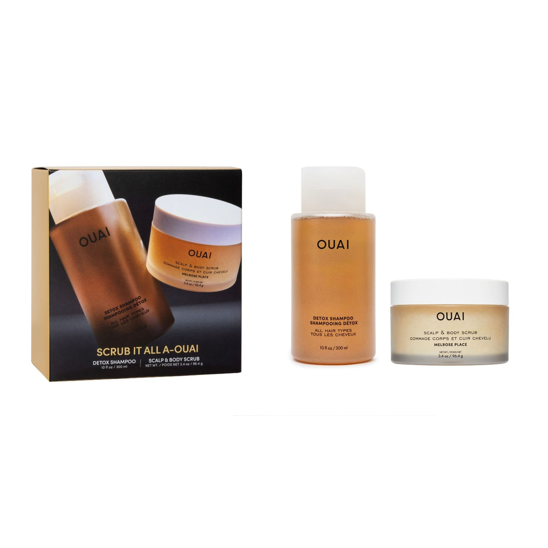 OUAI Scrub It All A-OUAI Holiday Set