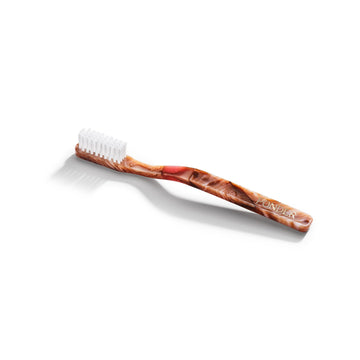 Ponder medium hard nylontannørste - rosa