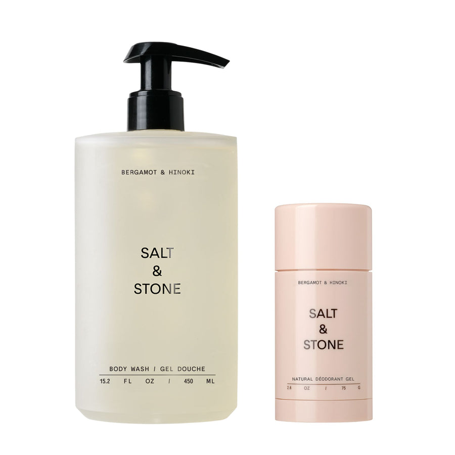 Salt & Stone Bergamot & Hinoki Duo