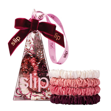 Slip Candy Cane Scrunchie Ornament