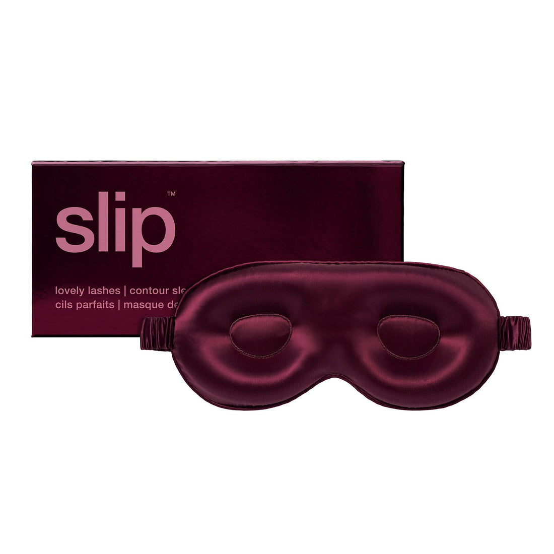 Slip Contour Sleep Mask Crimson