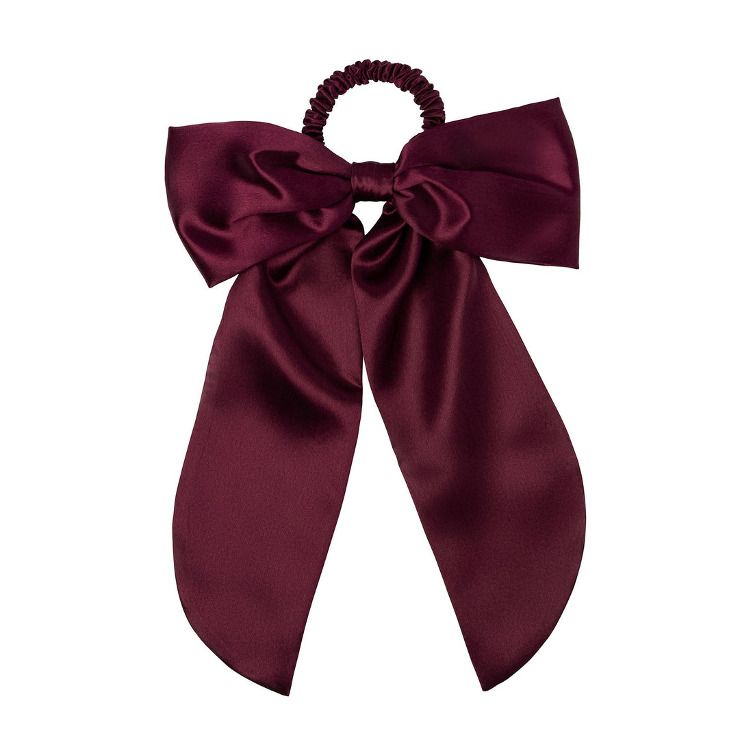 Slip Pure Slik Hair Bow Crimson