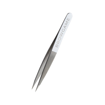 Browgame Original Pointed Tweezer - White - Koch Parfymeri