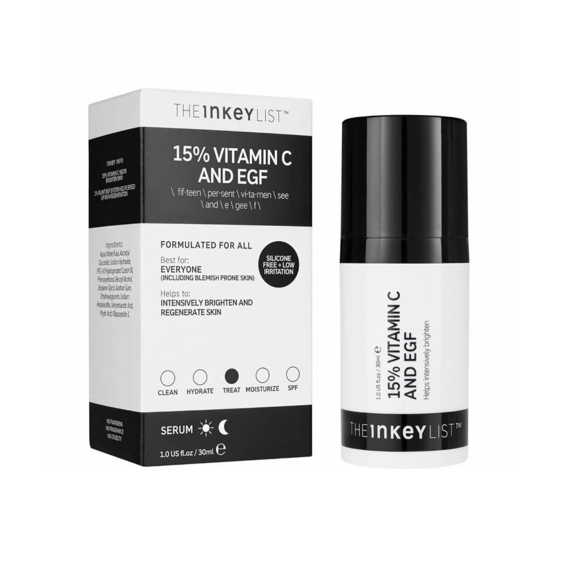 Tke INKEY List 15% Vitamin C and EGF serum 30 ml