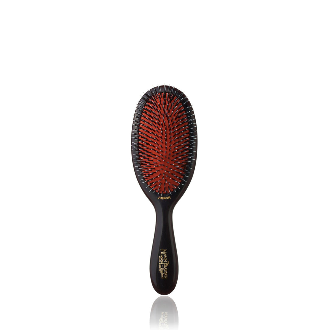 Mason Pearson BN2 Junior Hairbrush (nylon og villsvinbust) (Dark Ruby) - Koch Parfymeri