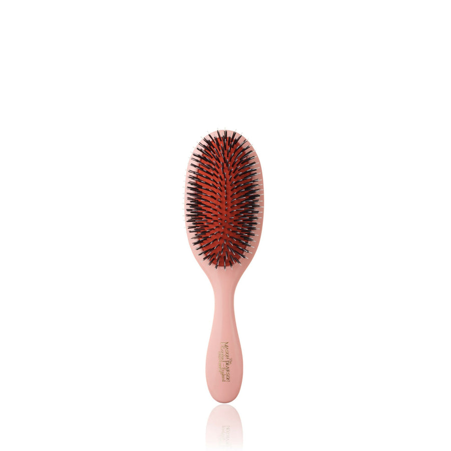 Mason Pearson BN3 Handy Hairbrush (nylon og villsvinbust) (Pink) - Koch Parfymeri