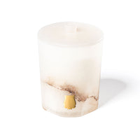 Trudon Ernesto Alabaster Candle (Leather & Tobacco) - Koch Parfymeri