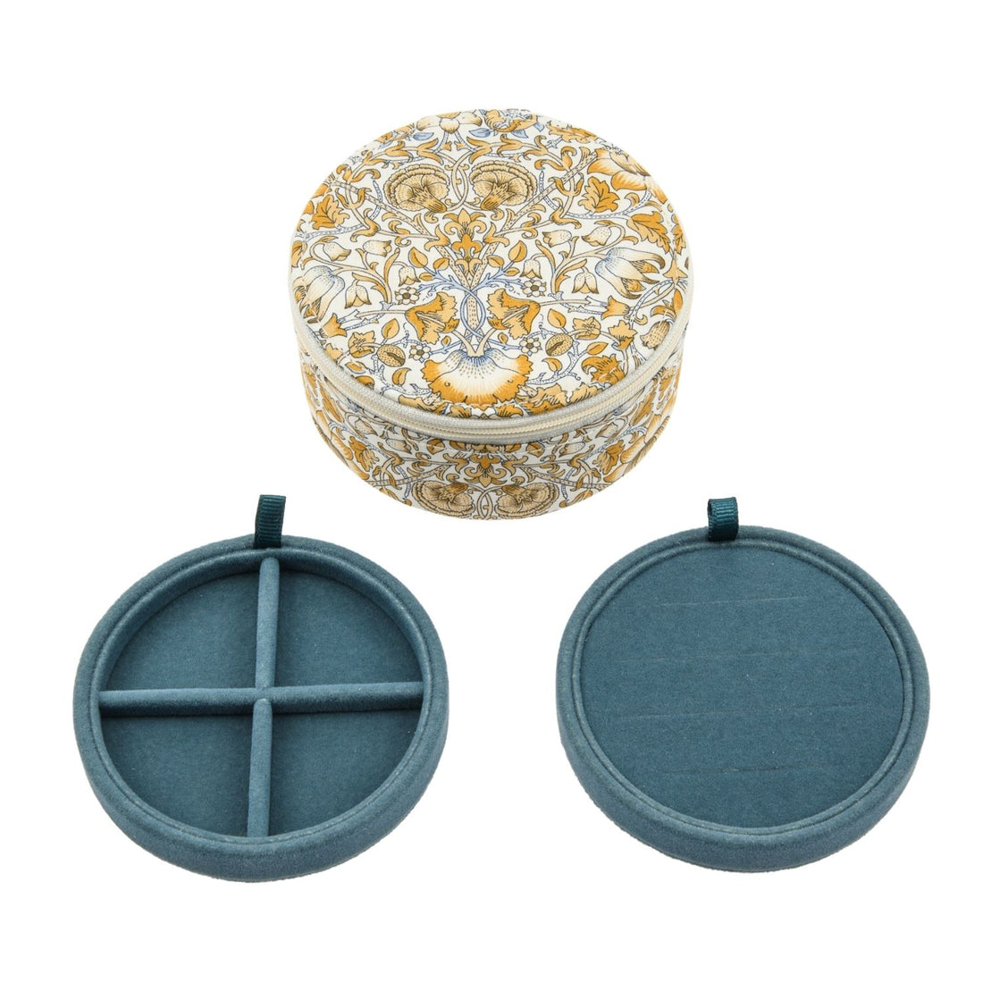 Bon Dep x Liberty Jewelry Box Round Lodden Golden Organic - Koch Parfymeri