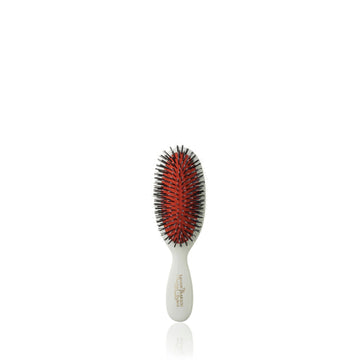 Mason Pearson BN4 Pocket Hairbrush (nylon og villsvinbust) (Ivory)