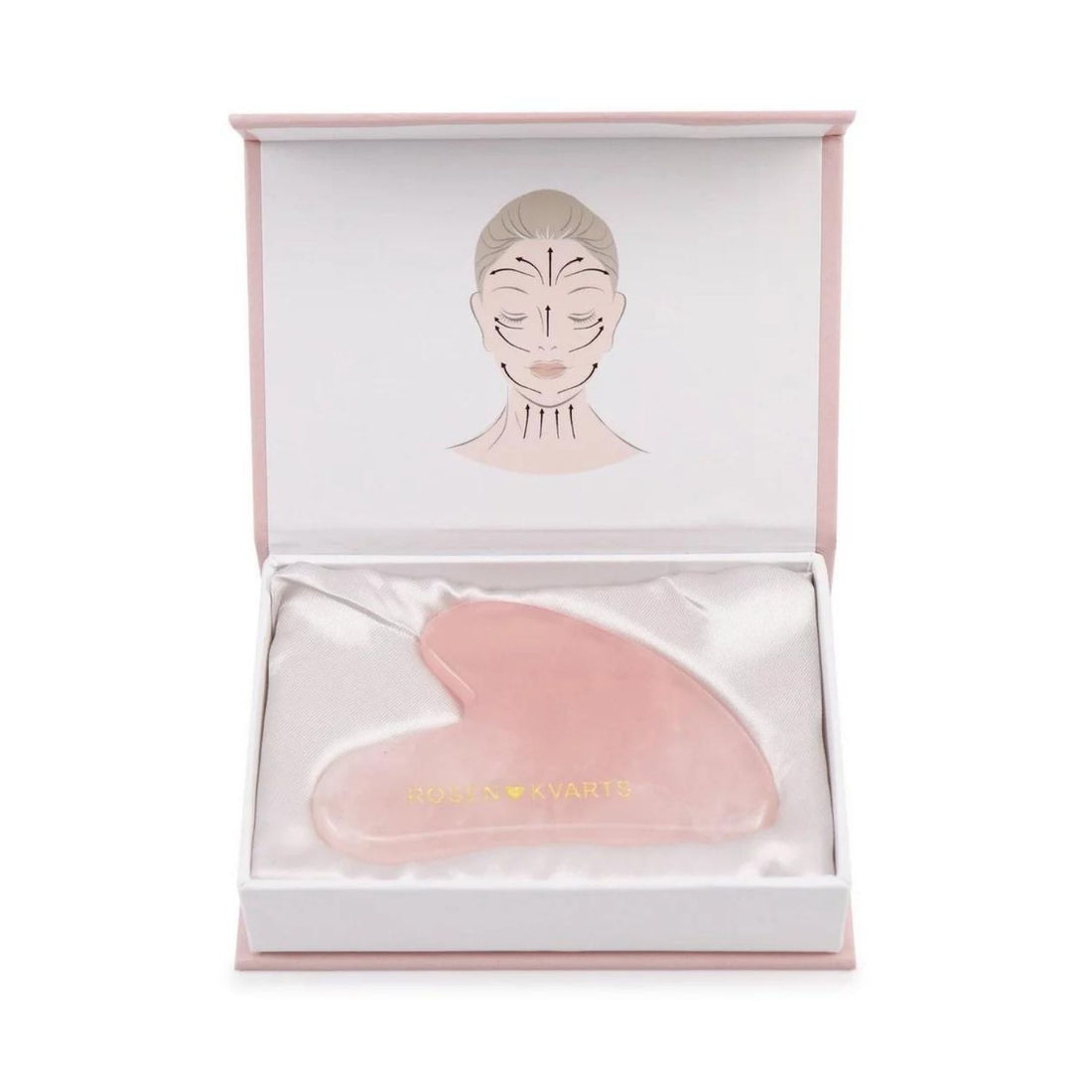 Rosenkvarts Gua Sha Rose Quartz - Koch Parfymeri