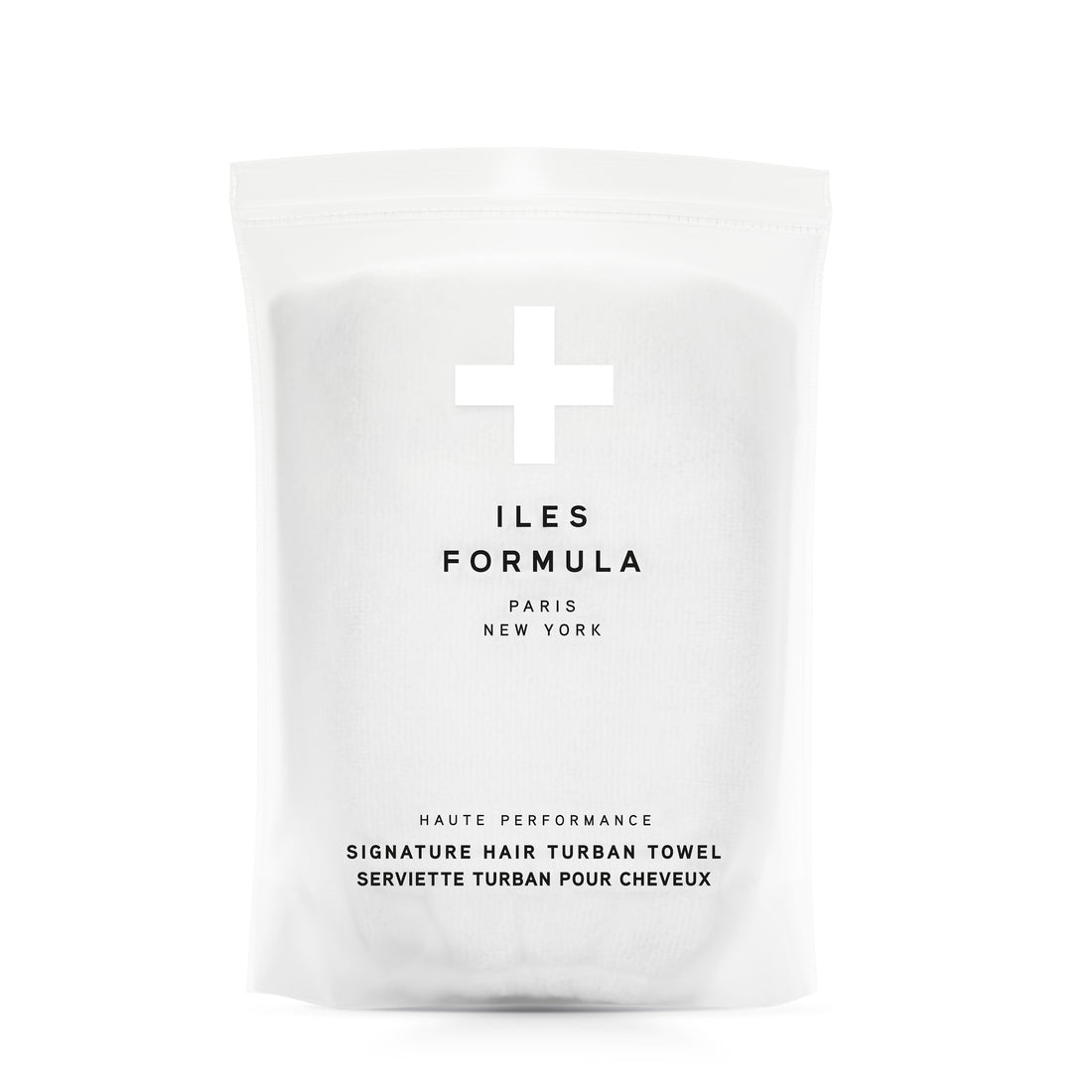 Iles Formula Hair Turban Towel White - Koch Parfymeri